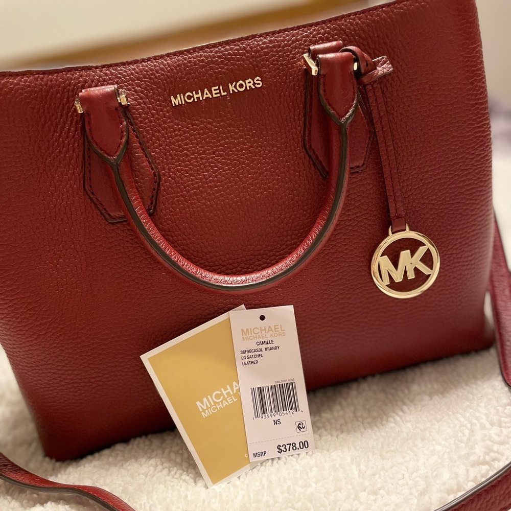 Michael Kors Cherry Red Satchel
